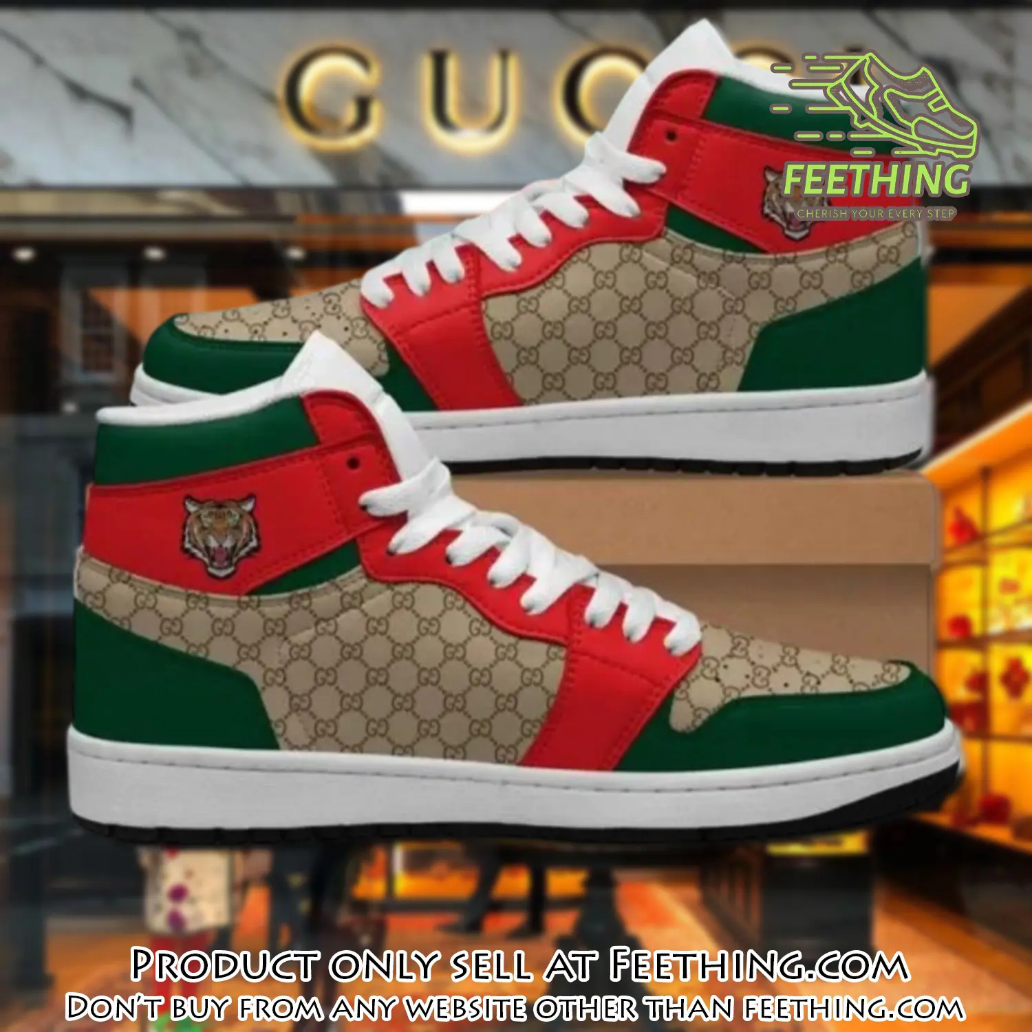 Gucci tiger high air jordan sneakers shoes hot  gifts unisex ft2934017